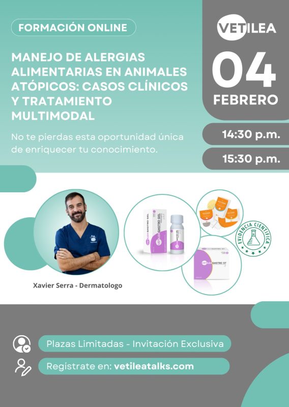 Alergias alimentarias en animales